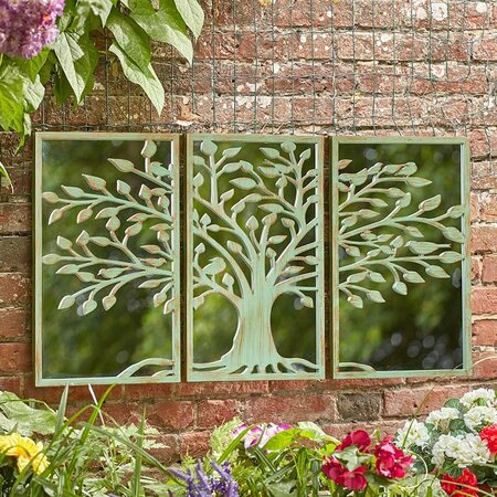 TreeLife Looking Glass Home & Garden Mirror - Verdigris