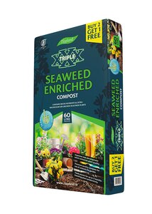 Triple xxx Seaweed Enriched Compost - Buy 2 get 1 Free