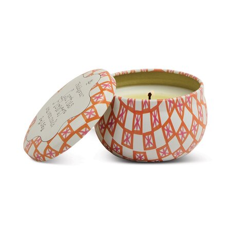 Tulip 2oz Printed Tin Candle - Cactus Flower