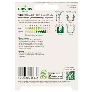 Turnip Temari Red & White Mix - image 2