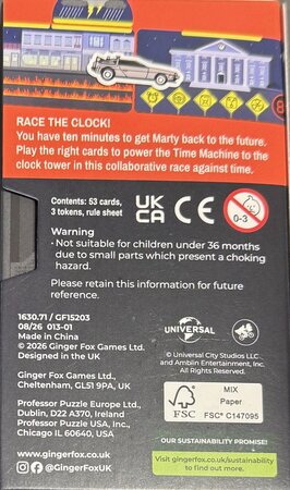 UNIVERSAL MINI MOVIE GAMES Back to the Future - image 2