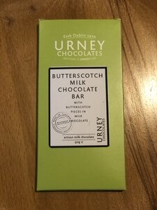 Urney Butterscotch Milk Chocolate Bar