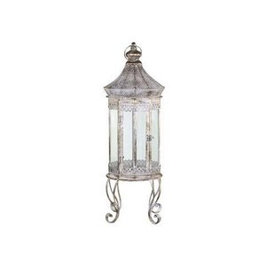 Vire Lantern on foot w. decor