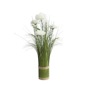 White Carnation Grass Bundle 45cm