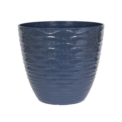 Windermere Glazed Planter Blue 38cm