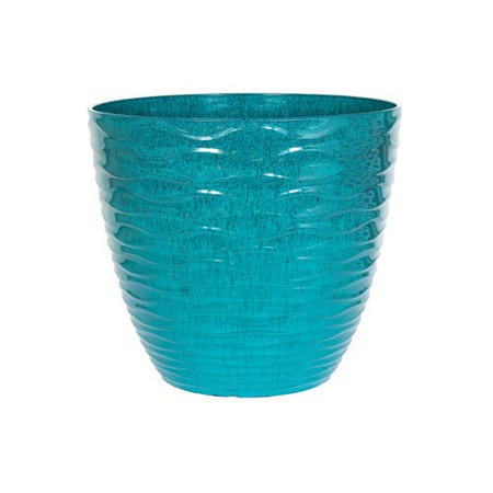 Windermere Glazed Planter Teal 38cm