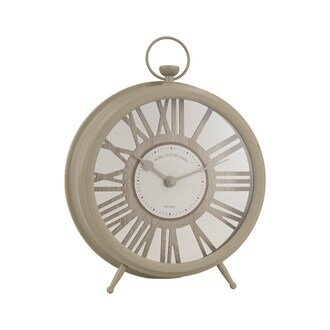 Wood Grain Effect Clock 30cm