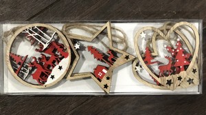 Wooden Reindeer Hanging