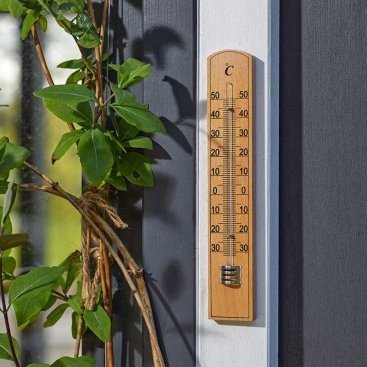 Wooden Wall Thermometer