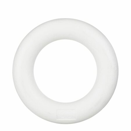 Wreath polystyrol white